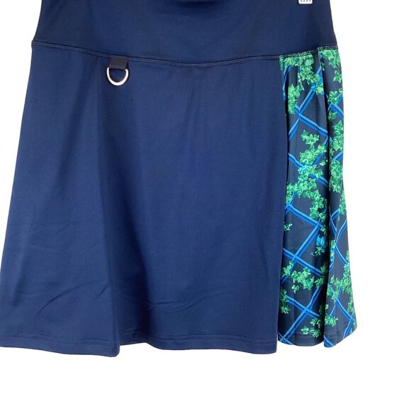 Tuckernuck Navy English Ivy Helen Golf Skirt Size Small Athletic Stretch Skort - Picture 7 of 12